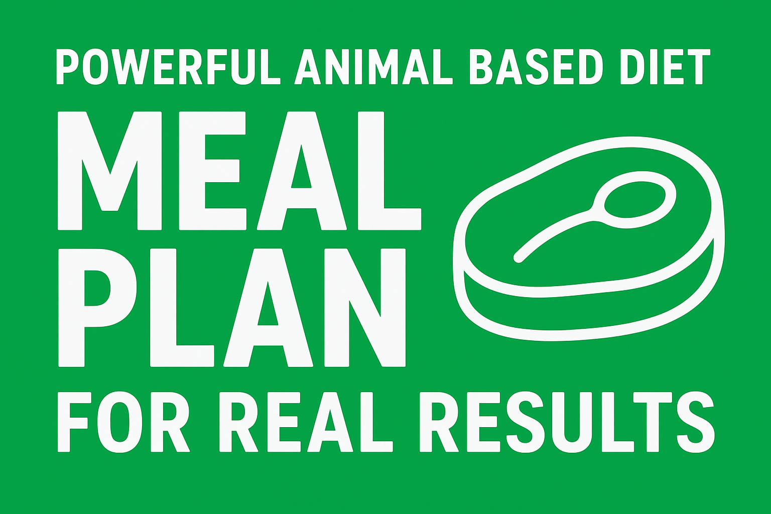 7-day Animal Based Diet Meal Plan featuring breakfast, lunch, and dinner with eggs, meat, fish, poultry, fruits, and healthy fats for improved energy, digestion, and overall health.